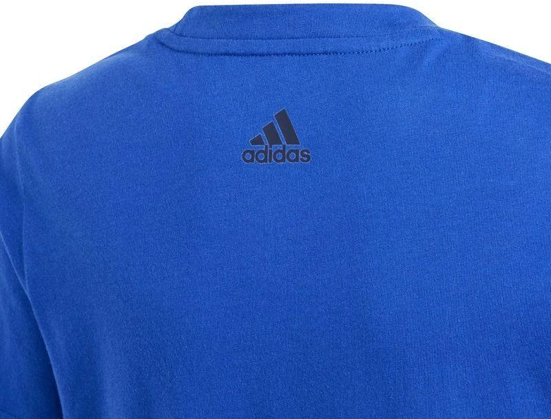 adidas Essentials linijinio logotipo medvilniniai marškinėliai Jr IB4090