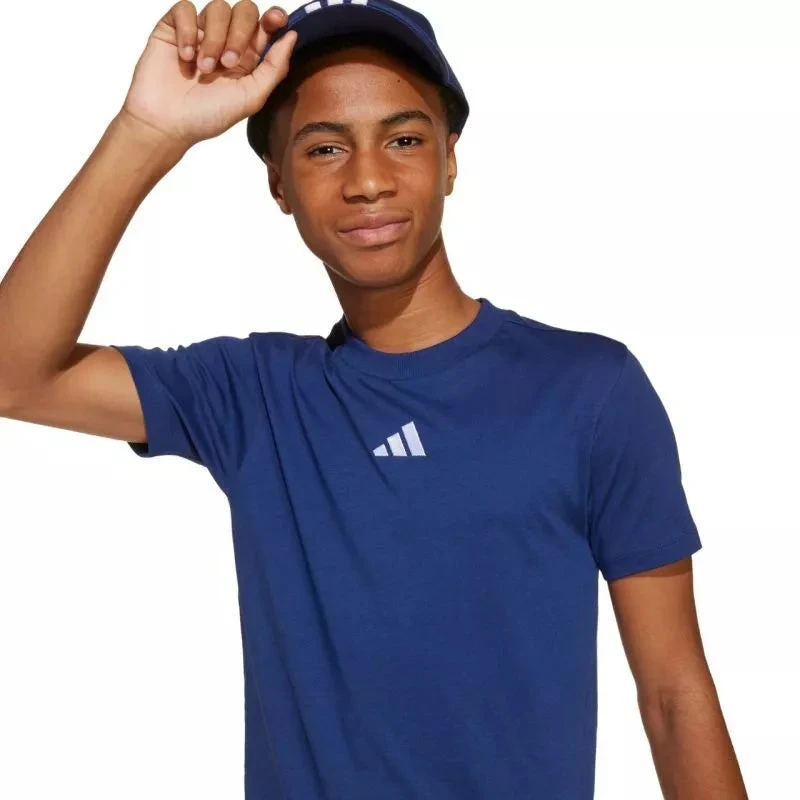 adidas Essentials marškinėliai 160 Tamsiai Mėlyni Vaikams JY0613