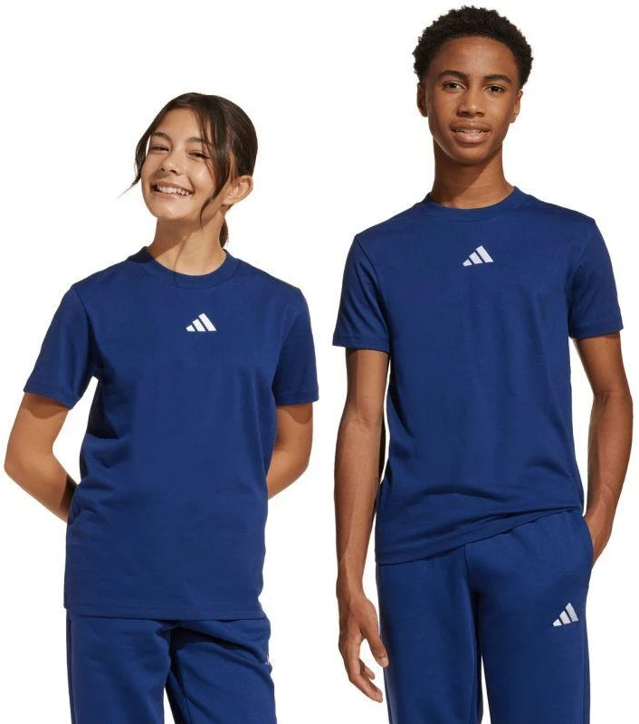 adidas Essentials marškinėliai 160 Tamsiai Mėlyni Vaikams JY0613