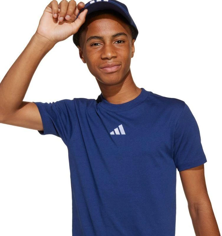 adidas Essentials marškinėliai 160 Tamsiai Mėlyni Vaikams JY0613