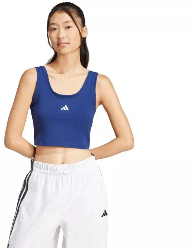 adidas Essentials marškinėliai be rankovių su mažu logotipu Cotton Lifestyle Tank W JC5939