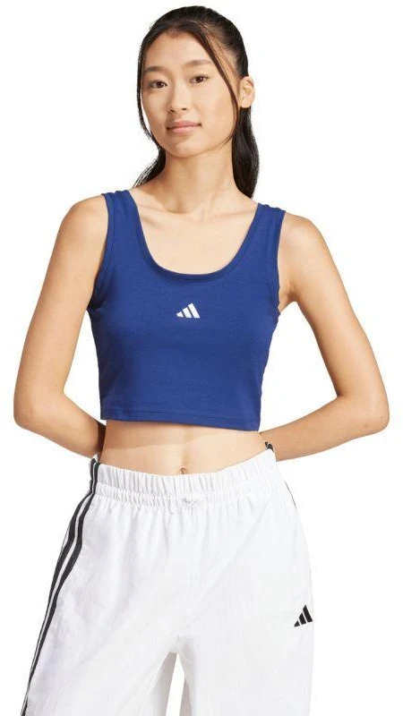 adidas Essentials marškinėliai be rankovių su mažu logotipu Cotton Lifestyle Tank W JC5939