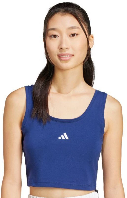 adidas Essentials marškinėliai be rankovių su mažu logotipu Cotton Lifestyle Tank W JC5939
