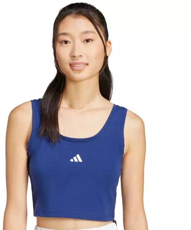 adidas Essentials marškinėliai be rankovių su mažu logotipu Cotton Lifestyle Tank W JC5939