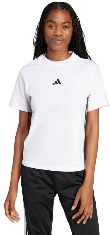 adidas Essentials marškinėliai su 3 juostelėmis moterims JD0844