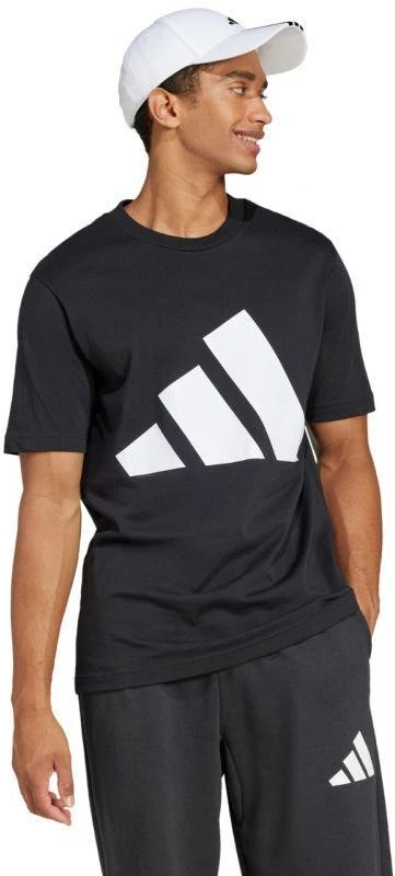 adidas Essentials marškinėliai su dideliu logotipu iš viengubo trikotažo M JE8945