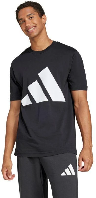 adidas Essentials marškinėliai su dideliu logotipu iš viengubo trikotažo M JE8945