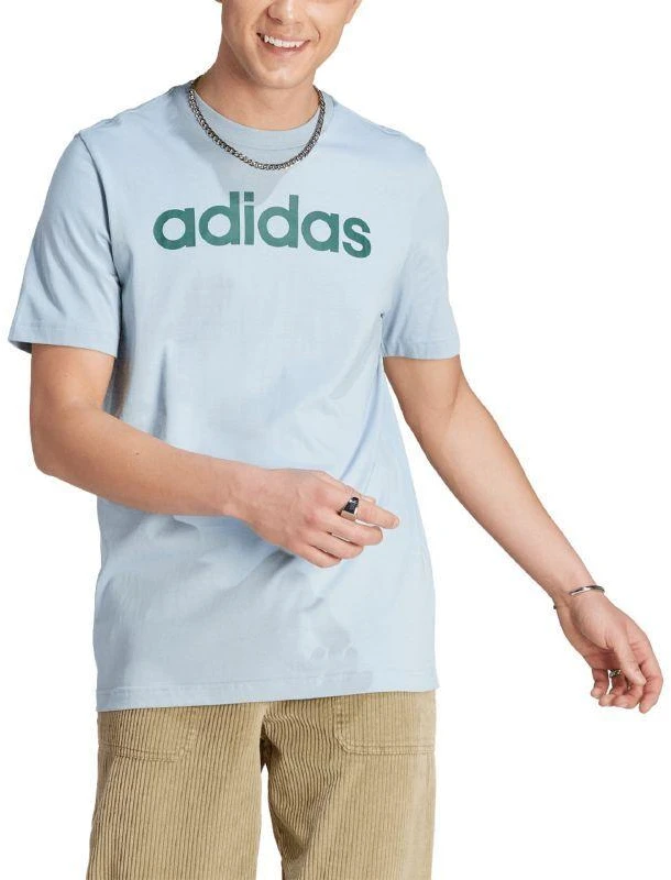 adidas Essentials marškinėliai su linijiniu siuvinėtu logotipu M IJ8651