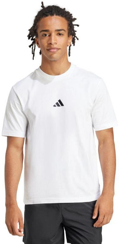 adidas Essentials marškinėliai su mažu logotipu iš viengubo trikotažo M JF1092