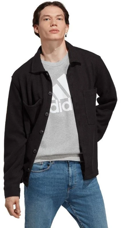 adidas Essentials prancūziško frotė audinio megztinis su dideliu logotipu M IC9326