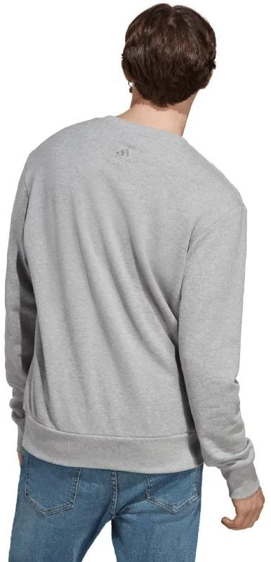 adidas Essentials prancūziško frotė audinio megztinis su dideliu logotipu M IC9326
