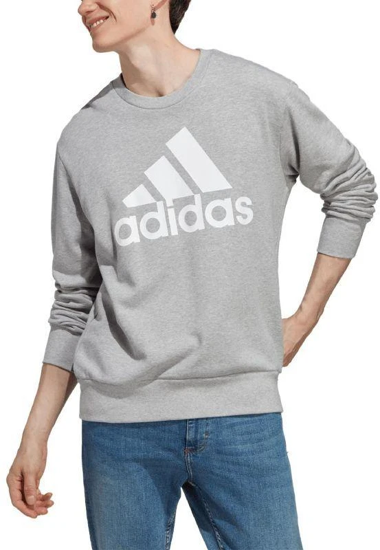 adidas Essentials prancūziško frotė audinio megztinis su dideliu logotipu M IC9326