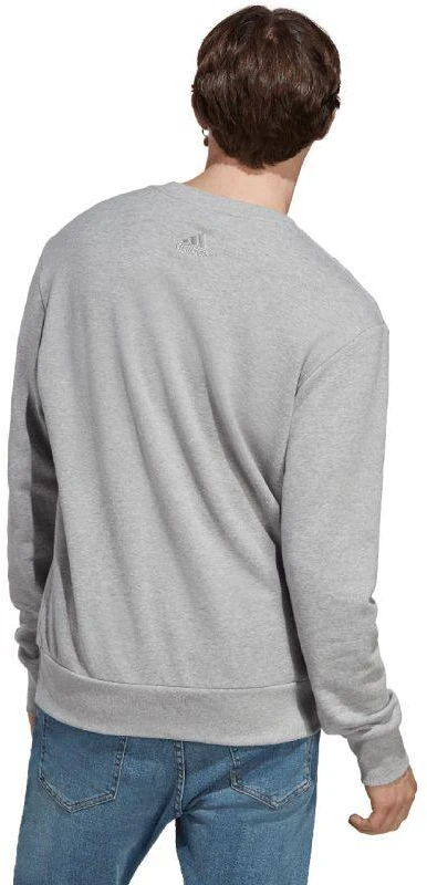 adidas Essentials prancūziško frotė audinio megztinis su dideliu logotipu M IC9326