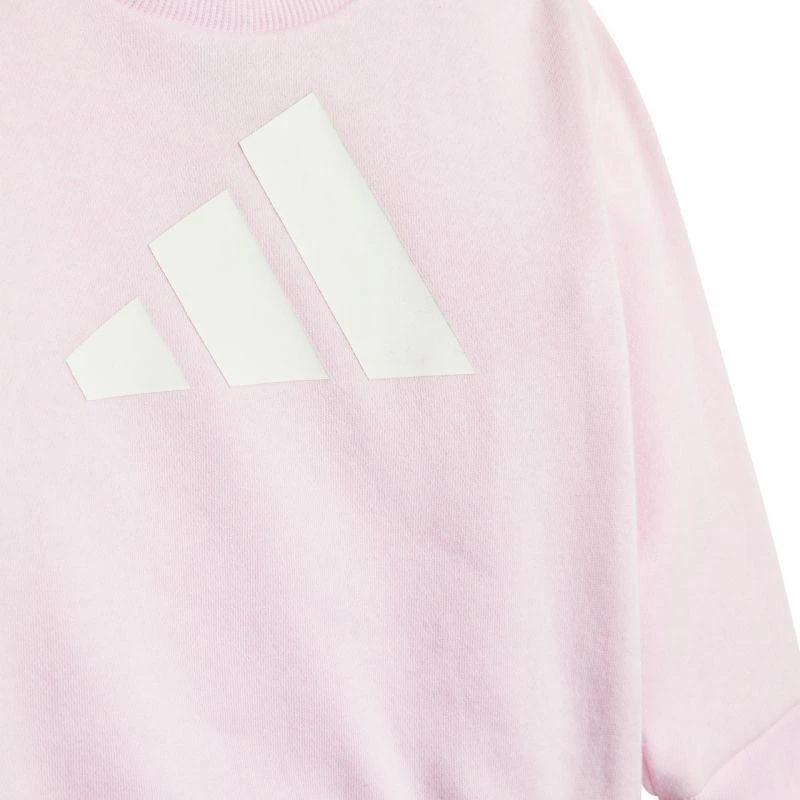 Adidas Essentials Rožinis sportinis kostiumas vaikams JC9645