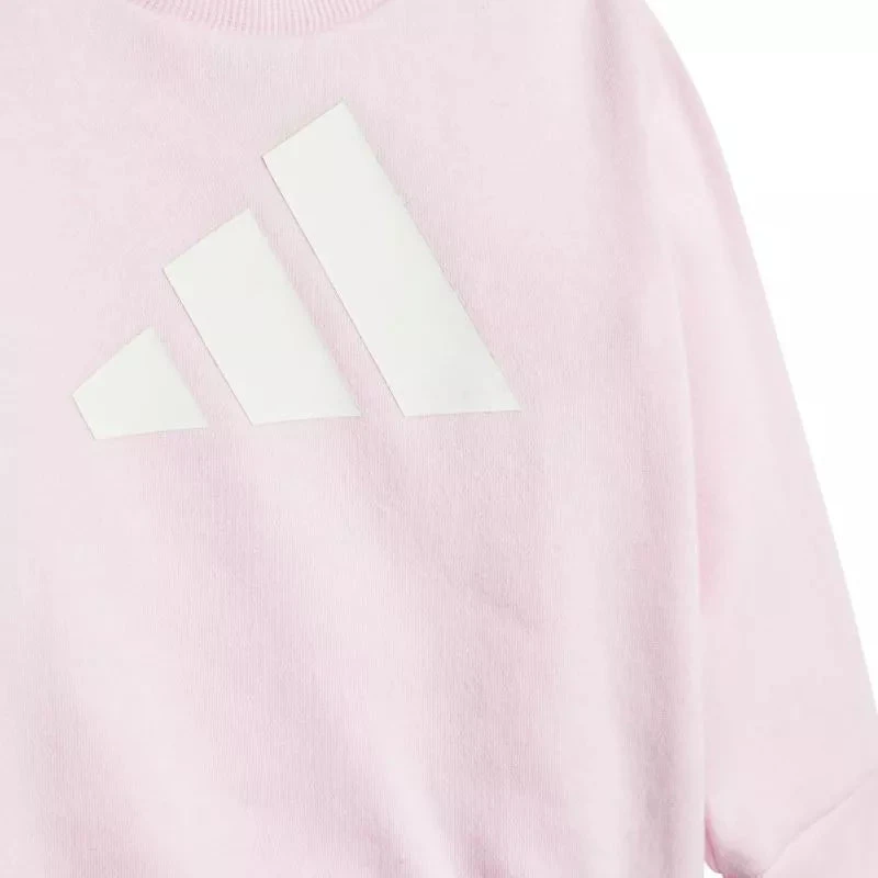 Adidas Essentials Rožinis sportinis kostiumas vaikams JC9645