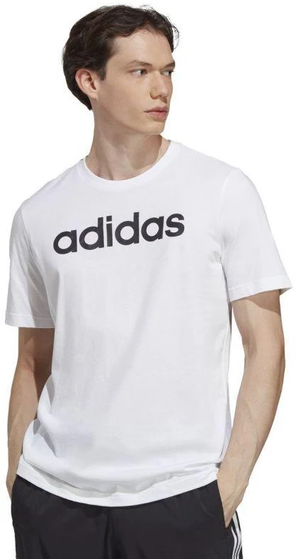 adidas Essentials Single Jersey Linear Embroidered Logo Marškinėliai M IC9276
