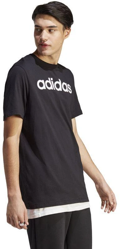 adidas Essentials Single Jersey Linear Embroidered Logo Tee M IC9274