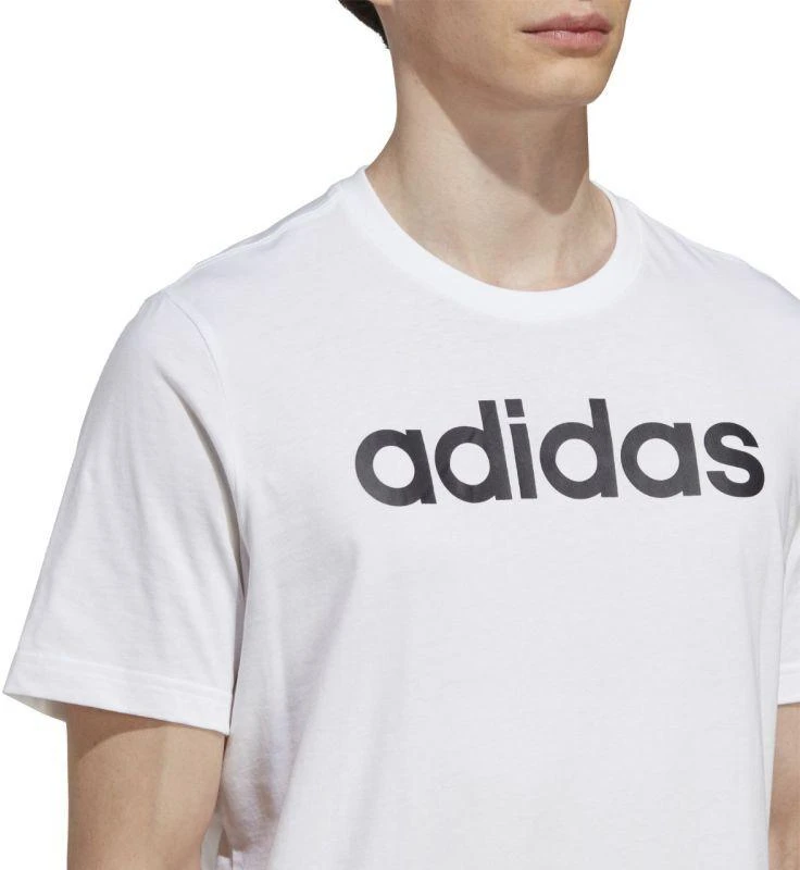 adidas Essentials Single Jersey Linear Embroidered Logo Marškinėliai M IC9276