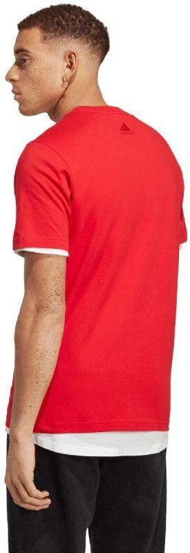 adidas Essentials Single Jersey Linijinis Siuvinėtas Logotipas M IC9278