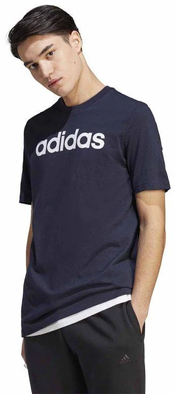 adidas Essentials Single Jersey Linijinis siuvinėtas logotipas Marškinėliai M IC9275