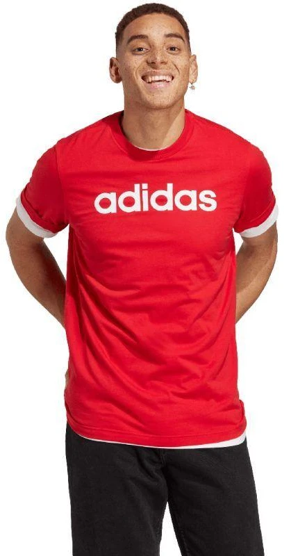 adidas Essentials Single Jersey Linijinis Siuvinėtas Logotipas M IC9278