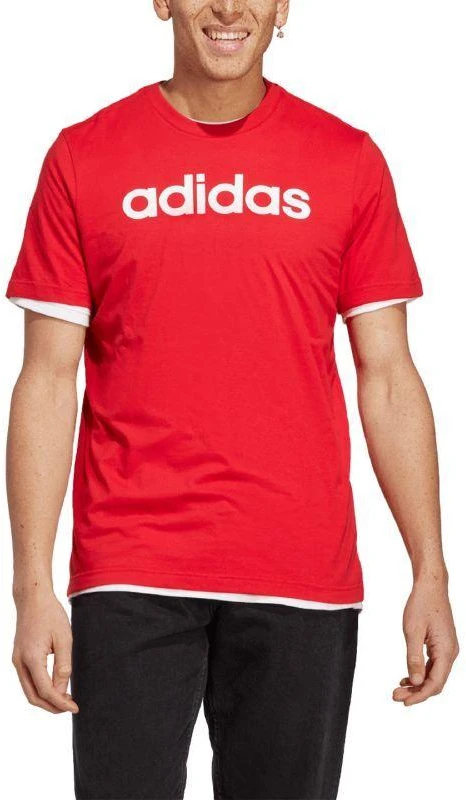 adidas Essentials Single Jersey Linijinis Siuvinėtas Logotipas M IC9278