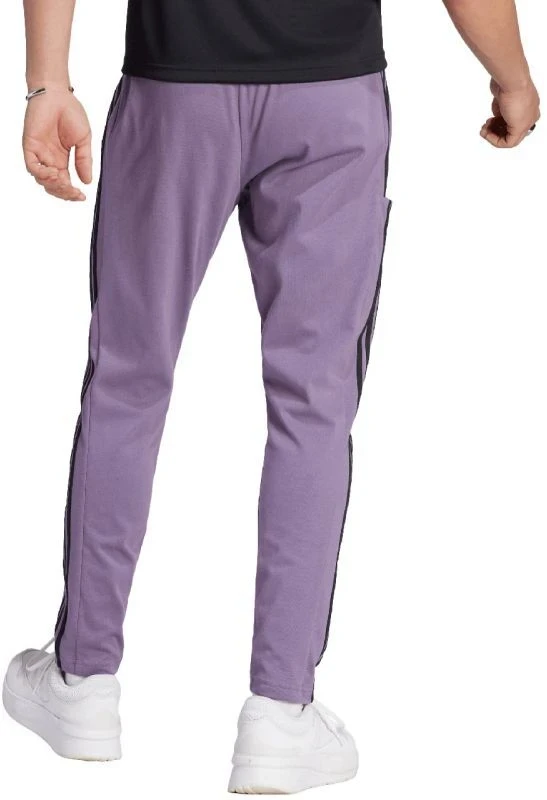 adidas Essentials Single Jersey Siaurėjančios Atvirais Kraštais 3 Juostelės M Kelnės IJ8699