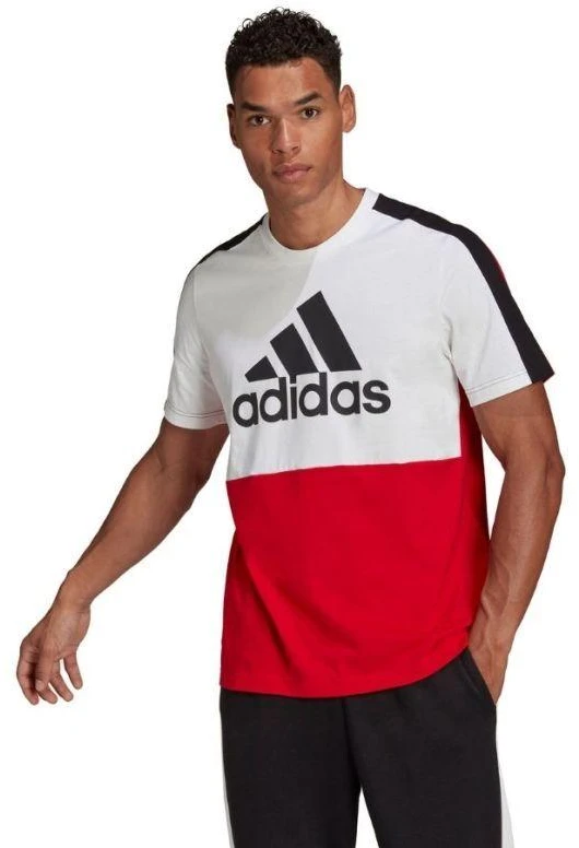 adidas Essentials Spalvų blokų Vieno džersio marškinėliai M HE4330