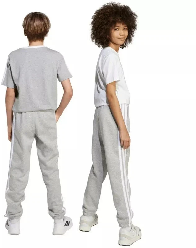 adidas Essentials šviesiai pilkos vaikiškos kelnės JY4995