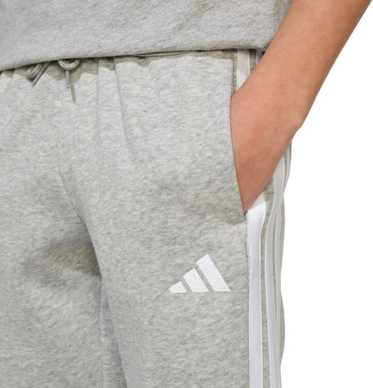 adidas Essentials šviesiai pilkos vaikiškos kelnės JY4995