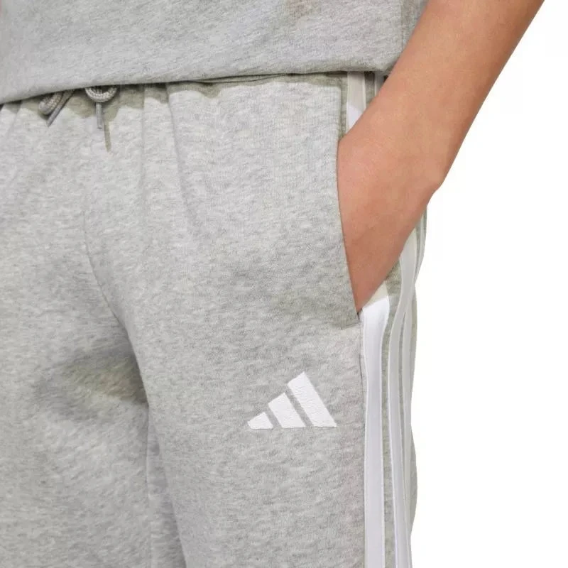adidas Essentials šviesiai pilkos vaikiškos kelnės JY4995