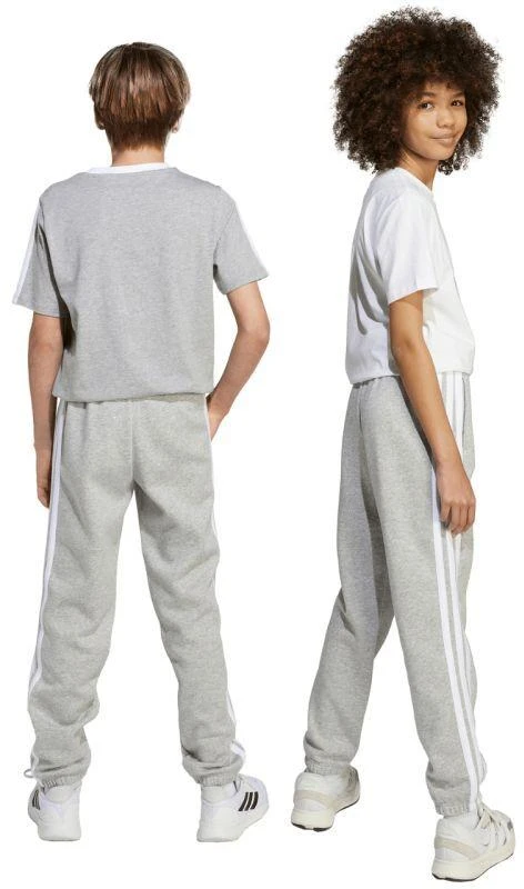 adidas Essentials šviesiai pilkos vaikiškos kelnės JY4995