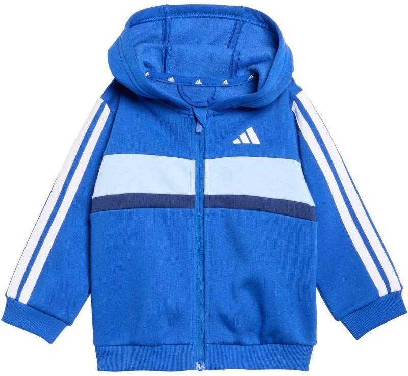 adidas Essentials Tiberio 3 Dryžuotas Fleece Sportinis Kostiumas Vaikams Mėlynas KC6004