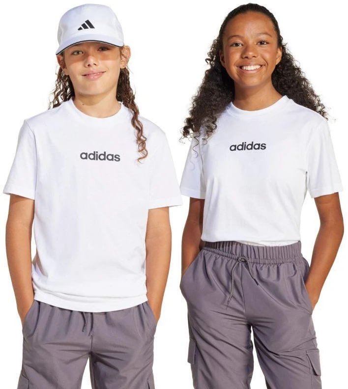 adidas Essentials Vaikiški marškinėliai balti JC9747