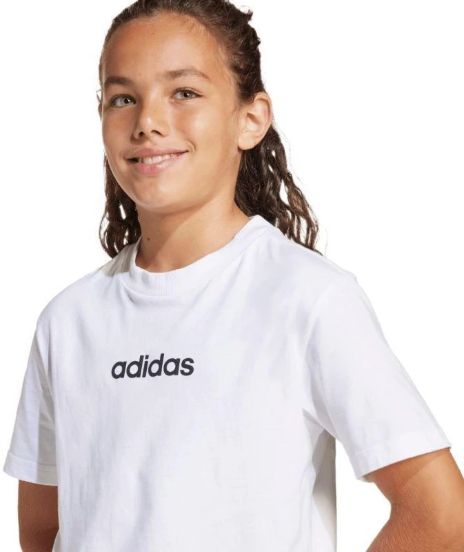 adidas Essentials Vaikiški marškinėliai balti JC9747