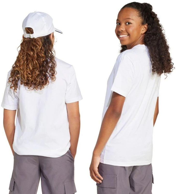 adidas Essentials Vaikiški marškinėliai balti JC9747