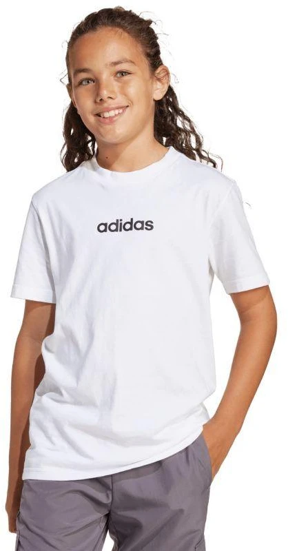 adidas Essentials Vaikiški marškinėliai balti JC9747