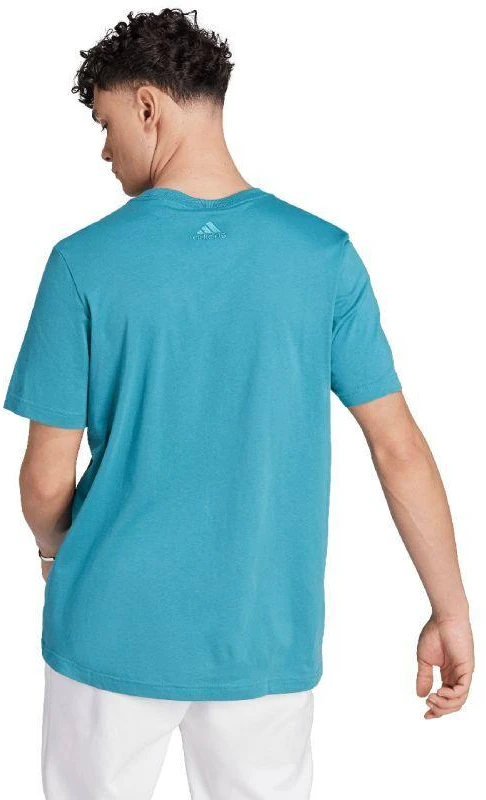 adidas Essentials Vienagijis Džersis Linijinis Siuvinėtas Logotipas Marškinėliai M IJ8655