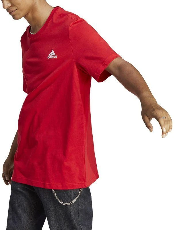 adidas Essentials Vienas džersis su siuvinėtu mažu logotipu marškinėliai M IC9290