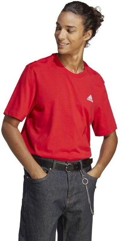 adidas Essentials Vienas džersis su siuvinėtu mažu logotipu marškinėliai M IC9290