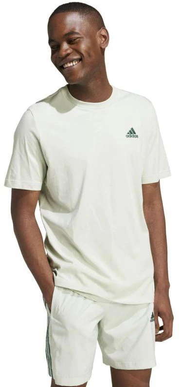 adidas Essentials viengubo trikotažo marškinėliai su išsiuvinėtu mažu logotipu M IX0119