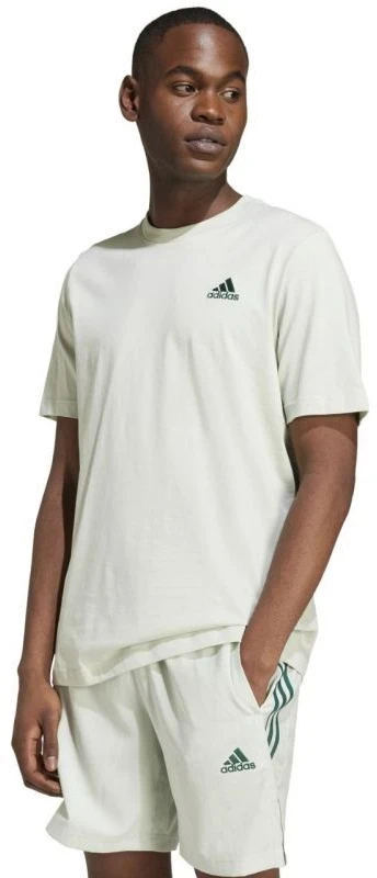 adidas Essentials viengubo trikotažo marškinėliai su išsiuvinėtu mažu logotipu M IX0119
