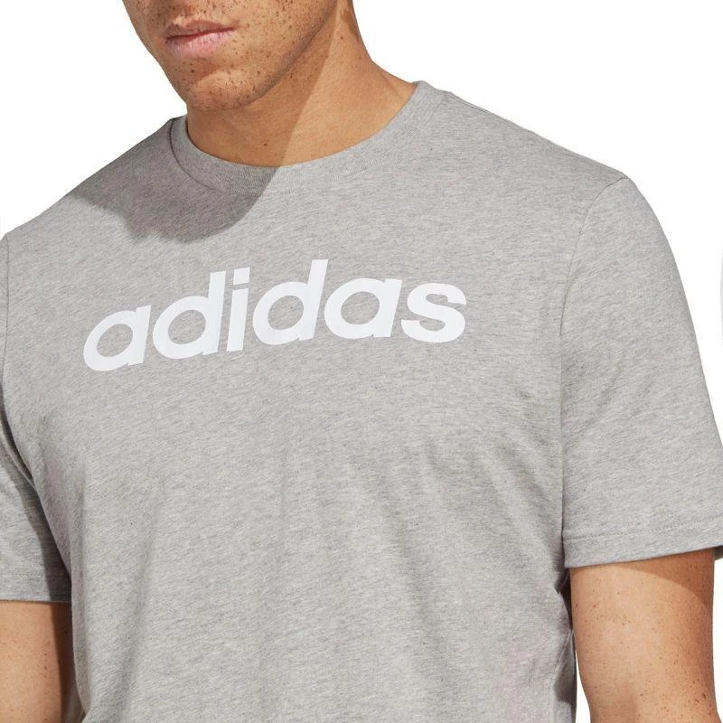 adidas Essentials Vieno Džersio Marškinėliai su Linijiniu Siuvinėtu Logotipu M IC9277