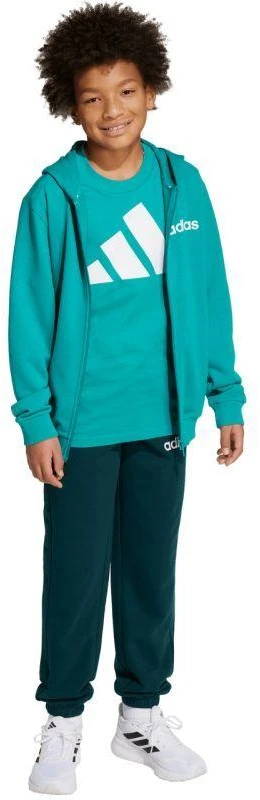 Adidas Essentials žalias vaikams sportinis kostiumas JN2427