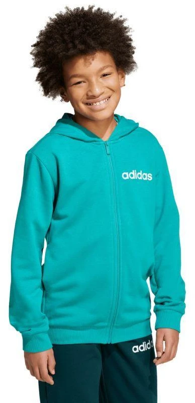 Adidas Essentials žalias vaikams sportinis kostiumas JN2427