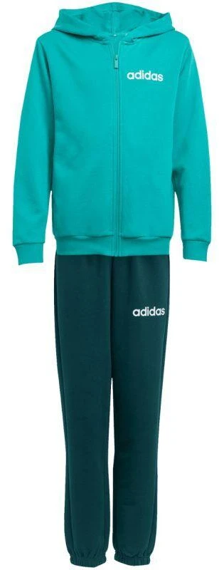 Adidas Essentials žalias vaikams sportinis kostiumas JN2427
