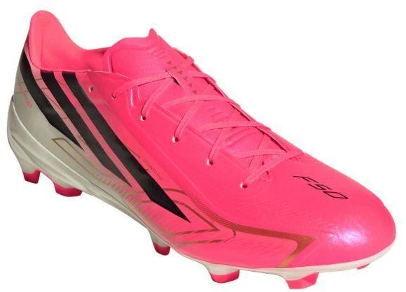 Adidas F50 Hyperfast League FG futbolo bateliai, rožiniai, IH9346