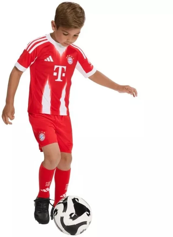 adidas FC Bayern 25/26 Namų raudonas JN8510 vaikiškas sportinis komplektas