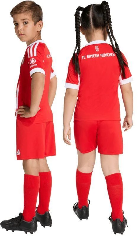 adidas FC Bayern 25/26 Namų raudonas JN8510 vaikiškas sportinis komplektas