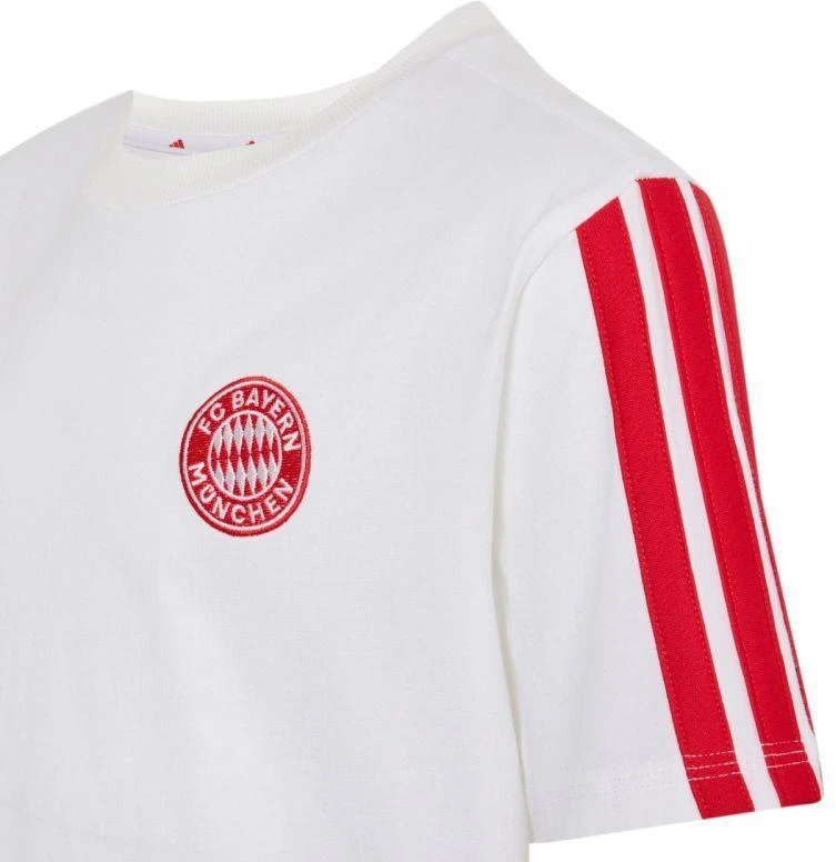 „adidas“ FC „Bayern“ Miuncheno vaikiški marškinėliai, balti ir raudoni, KG2591
